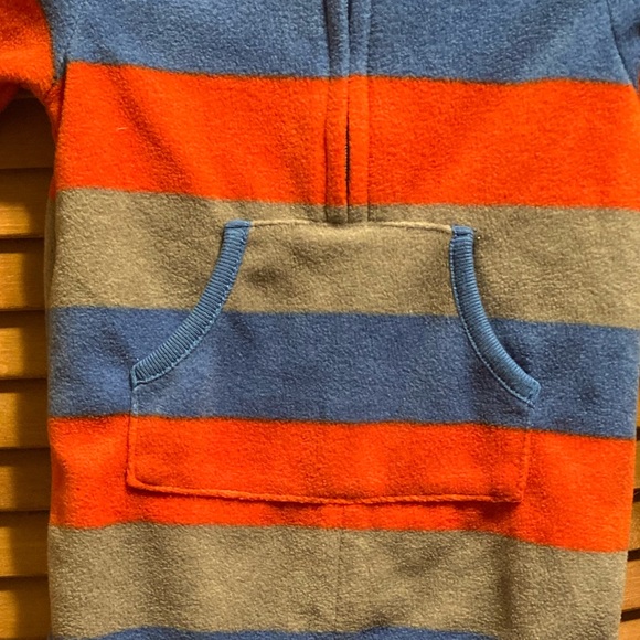 Baby Gap Blue, Red & Grey Striped One Piece - Picture 9 of 12